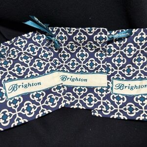 EUC 3 Brighton Brand Blue Green Jewelry Gift Bags